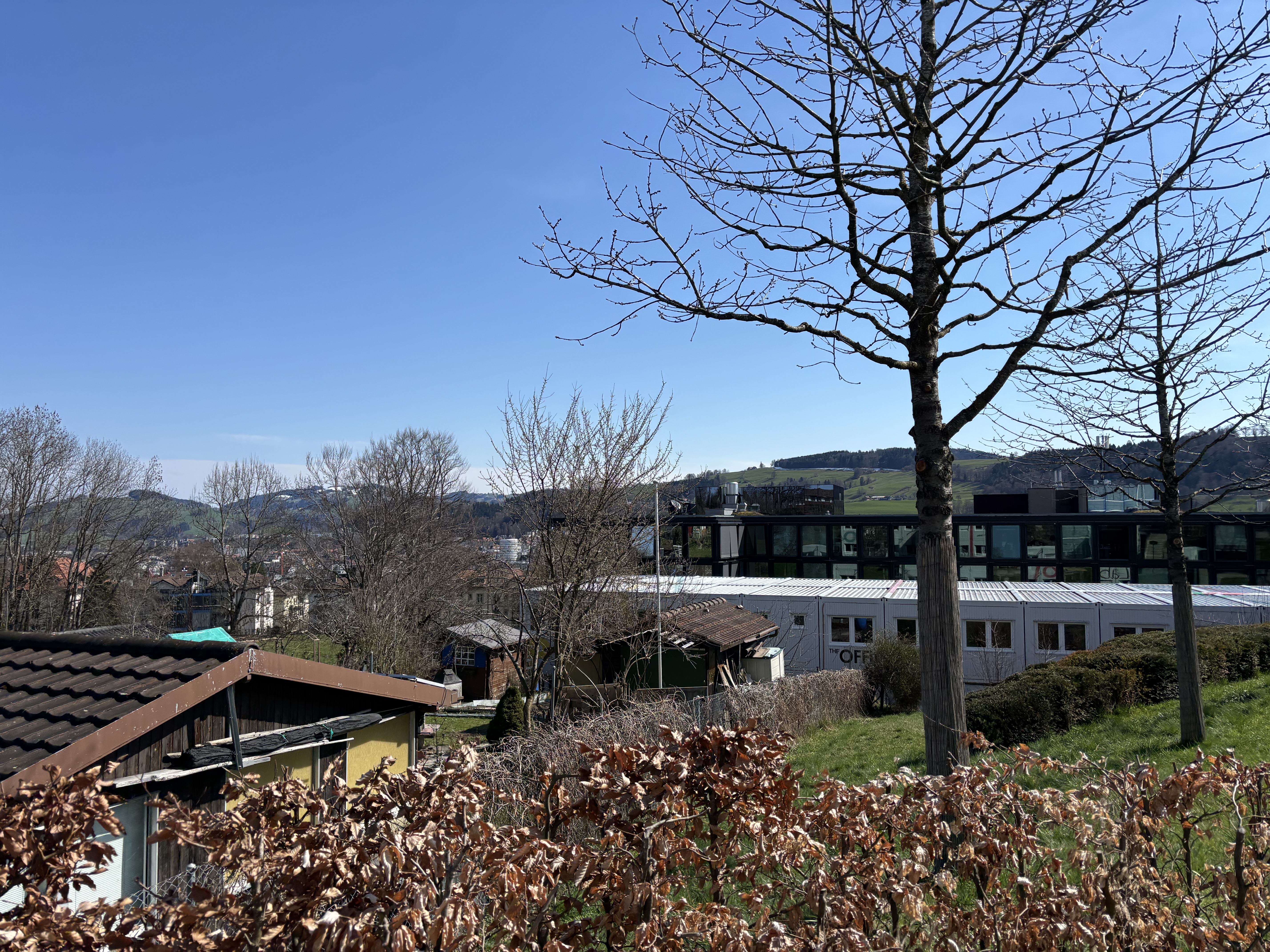 Blick über St. Gallen während der Workshop-Reise